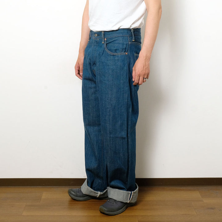 ONI DENIM - 13.7oz Old Faded Blue Denim - Super Wide Straight - ONI-222OFB