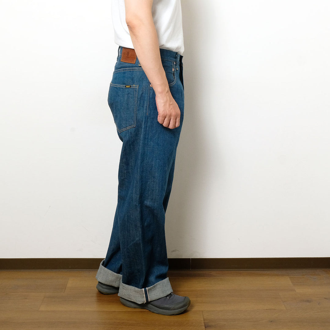 ONI DENIM - 13.7oz Old Faded Blue Denim - Super Wide Straight - ONI-222OFB