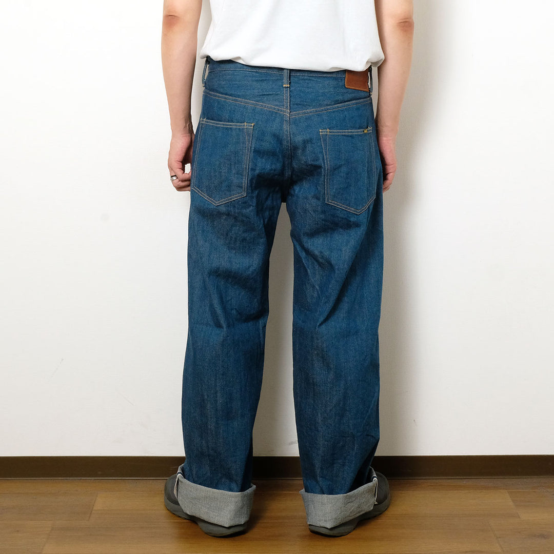ONI DENIM - 13.7oz Old Faded Blue Denim - Super Wide Straight - ONI-222OFB