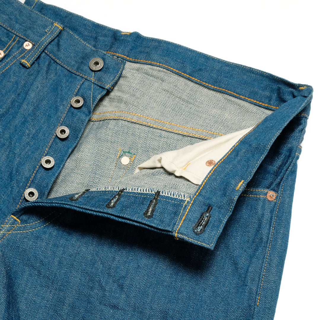 ONI DENIM - 13.7oz Old Faded Blue Denim - Super Wide Straight - ONI-222OFB