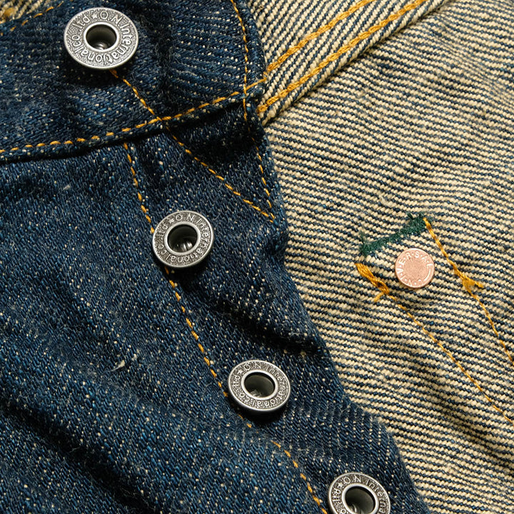 ONI DENIM - Super Wide Straight - 20oz Secret Denim - Weft beige - ONI-222ZRBEG