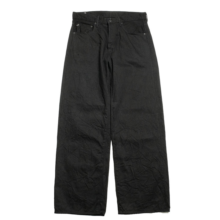 ONI DENIM - Super Wide Straight - 13oz JET BLACK DENIM - ONI-242-13