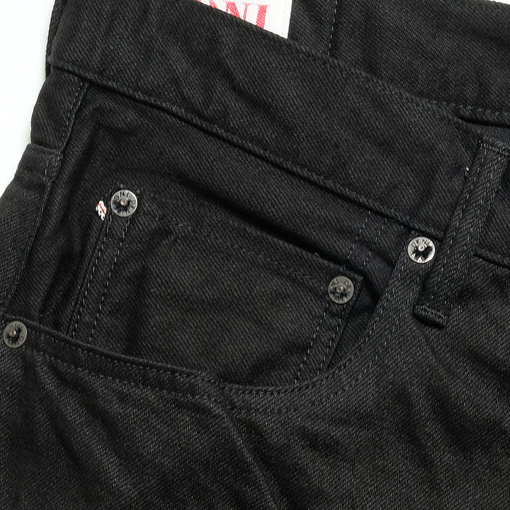 ONI DENIM - Super Wide Straight - 13oz JET BLACK DENIM - ONI-242-13