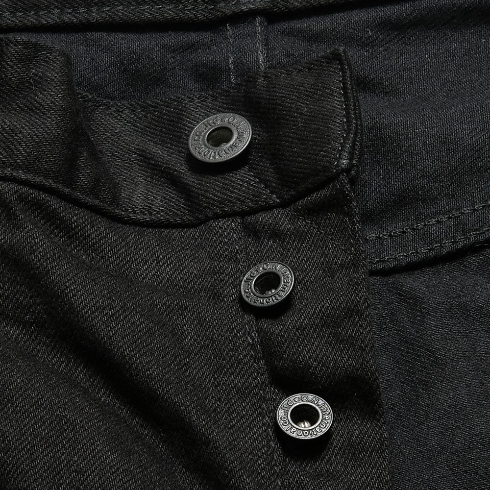 ONI DENIM - Super Wide Straight - 13oz JET BLACK DENIM - ONI-242-13