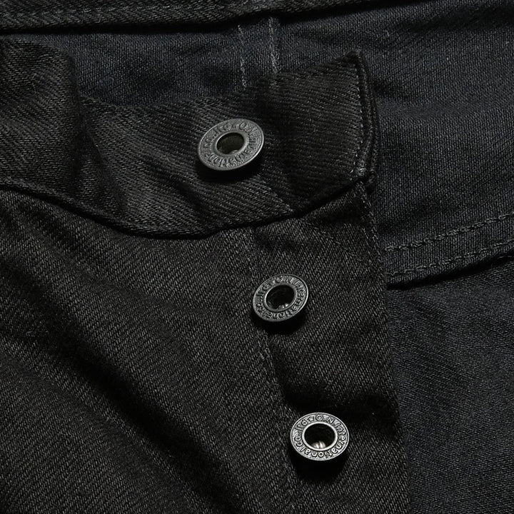 ONI DENIM - Super Wide Straight - 13oz JET BLACK DENIM - ONI-242-13