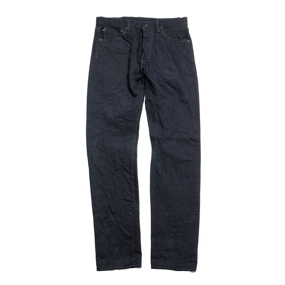 ONI DENIM - Regular Rise Neat Straight - 14oz. Indigo x Black ONI Denim - 青鬼 - ONI-246-14