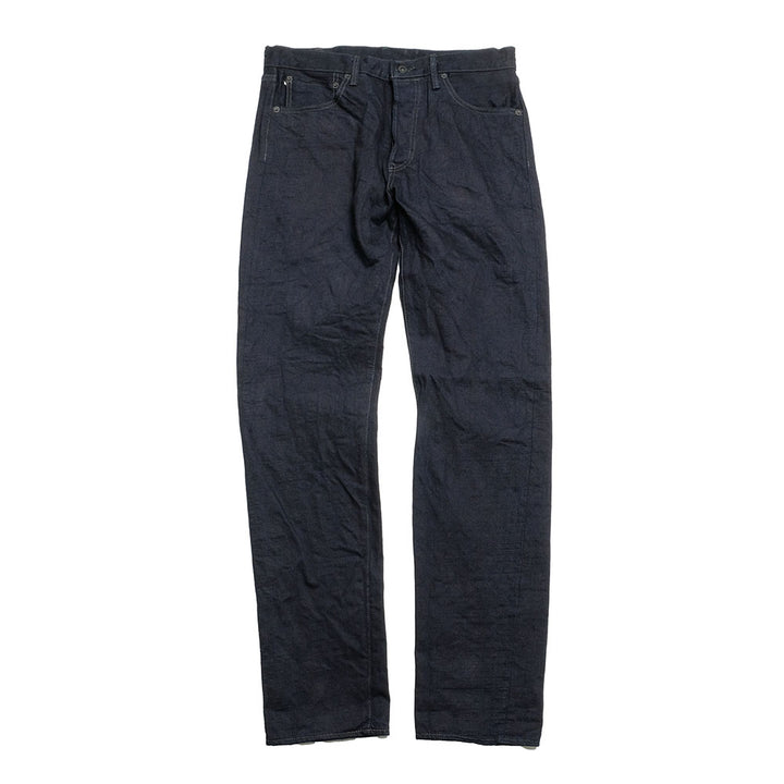 ONI DENIM - Regular Rise Neat Straight - 14oz. Indigo x Black ONI Denim - 青鬼 - ONI-246-14