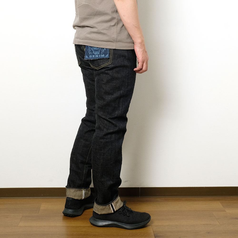 ONI DENIM - Regular Rise Neat Straight - 14oz. Indigo x Beige ONI Denim - BLUE ONI - ONI-246-14