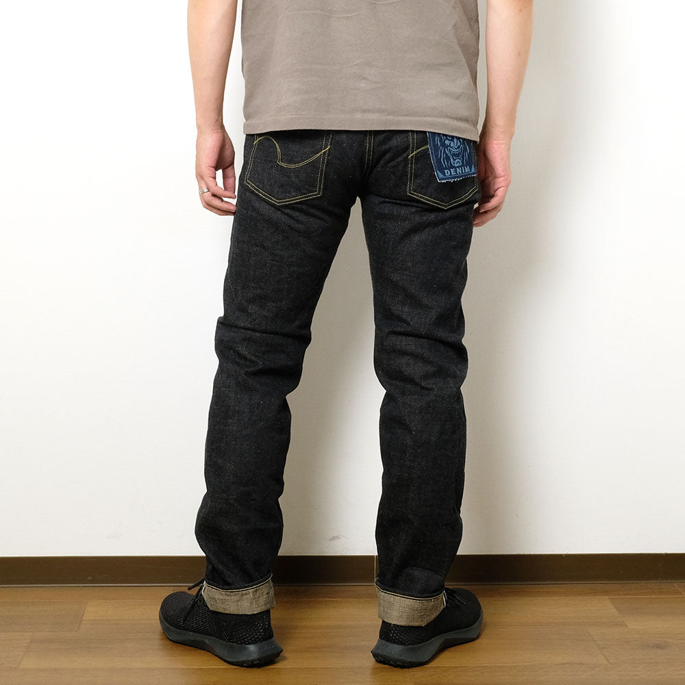 ONI DENIM - Regular Rise Neat Straight - 14oz. Indigo x Beige ONI Denim - BLUE ONI - ONI-246-14