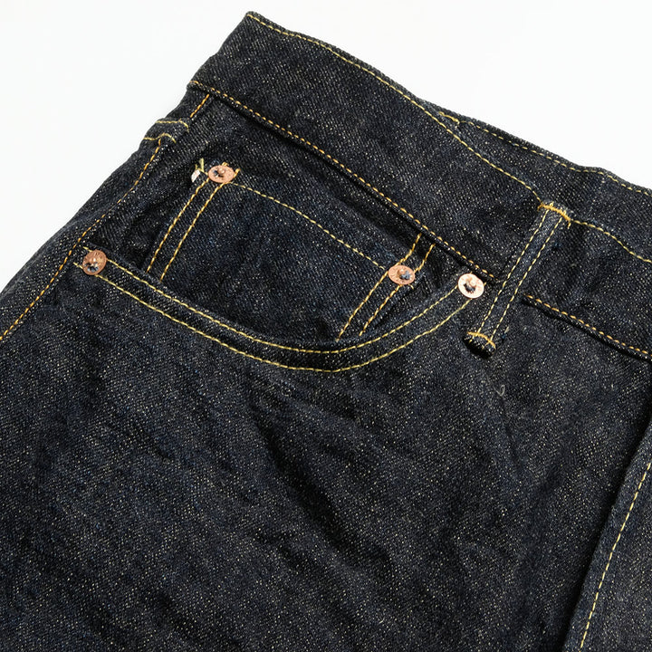 ONI DENIM - Regular Rise Neat Straight - 14oz. Indigo x Beige ONI Denim - BLUE ONI - ONI-246-14