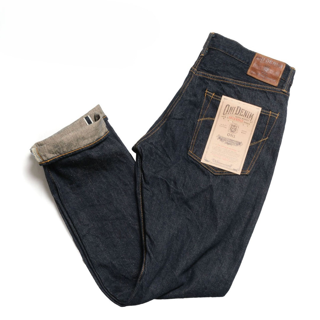 ONI DENIM - Regular Rise Neat Straight - 15oz Green Cast Denim - ONI-246GC15