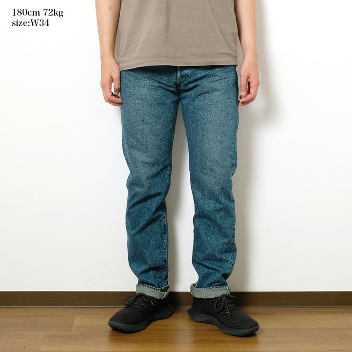 ONI DENIM - Regular Rise Neat Straight - 15oz Ishikawa-dai Denim - Used Wash - ONI-246ISH-UD