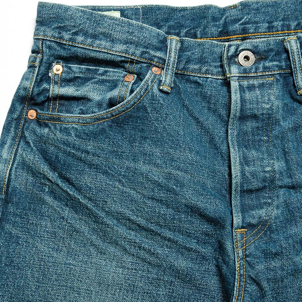 ONI DENIM - Regular Rise Neat Straight - 15oz Ishikawa-dai Denim - Used Wash - ONI-246ISH-UD