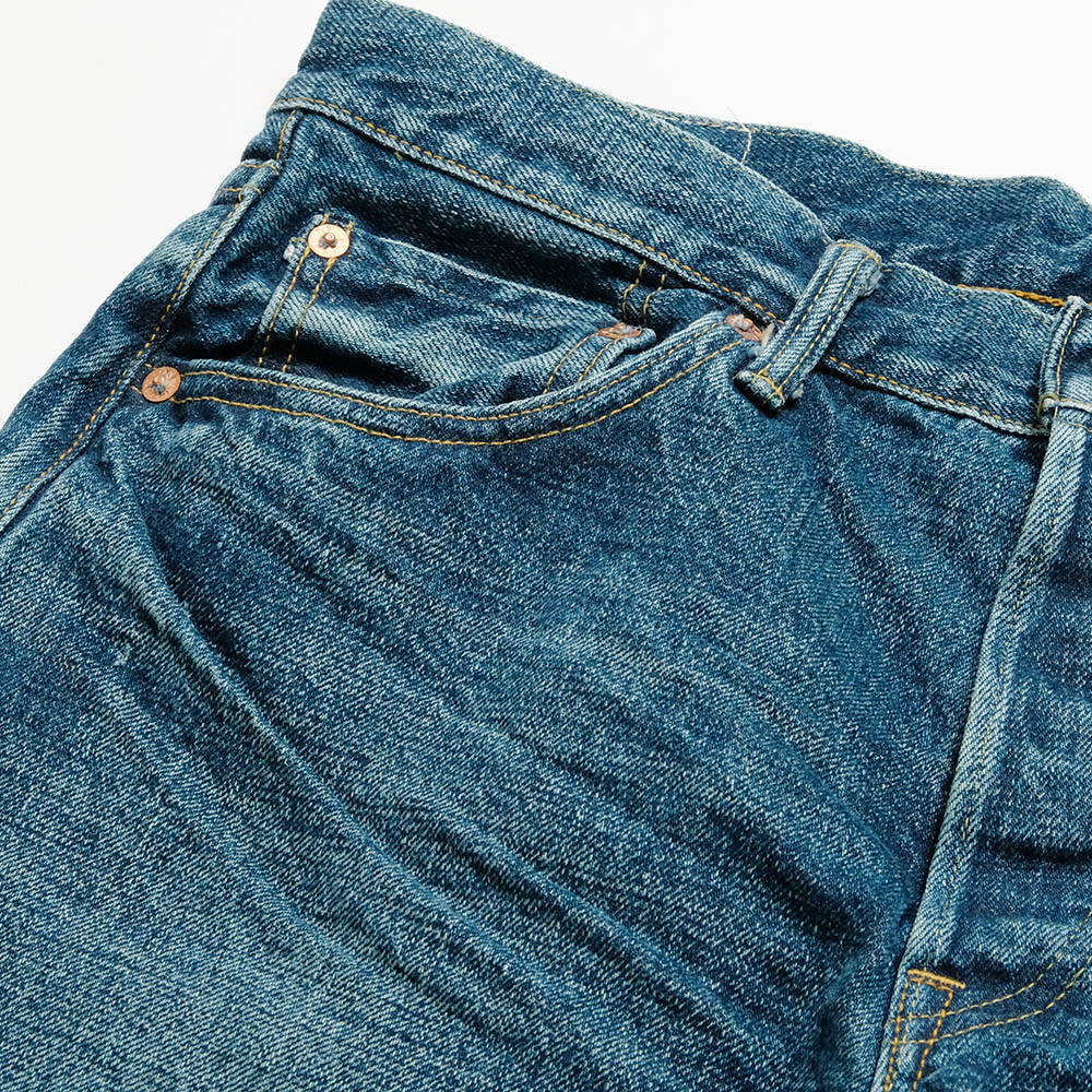 ONI DENIM - Regular Rise Neat Straight - 15oz Ishikawa-dai Denim - Used Wash - ONI-246ISH-UD