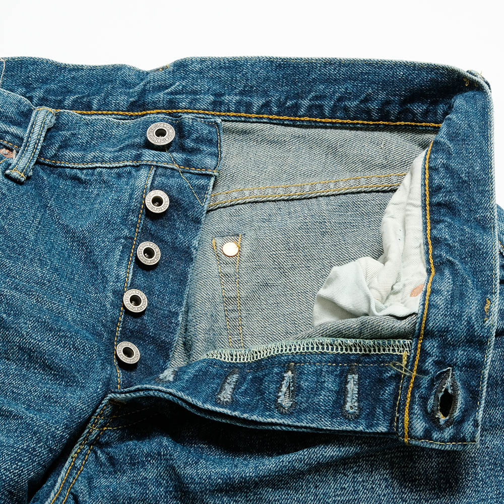 ONI DENIM - Regular Rise Neat Straight - 15oz Ishikawa-dai Denim - Used Wash - ONI-246ISH-UD