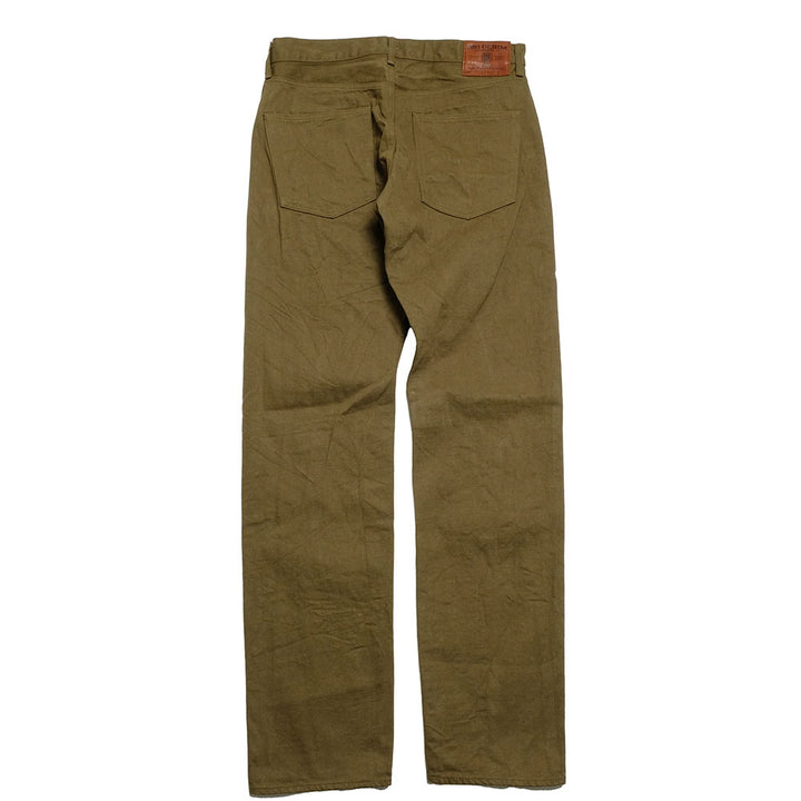 ONI DENIM - Regular Rise Neat Straight - 12oz Olive Warp and Weft Selvedge Denim - ONI-246OLOL