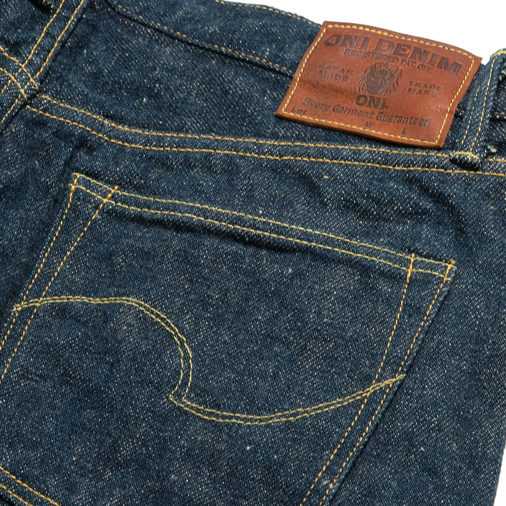 ONI DENIM - Regular Rise Neat Straight - 20oz Secret Denim - KABUKI SELVEDGE (Weft beige) - ONI-246ZRKA