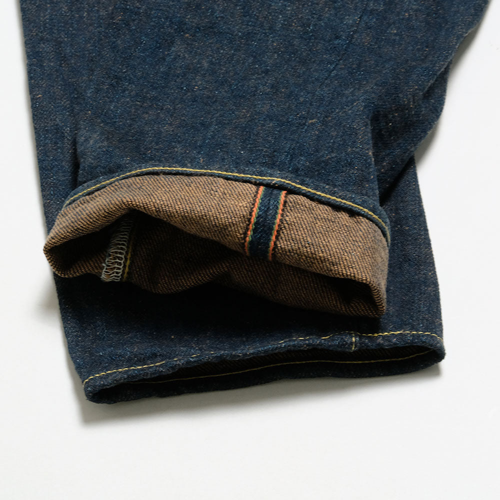 ONI DENIM - Regular Rise Neat Straight - 20oz Secret Denim - 歌舞伎耳 (緯糸柿渋色) - ONI-246ZRKA-KBR