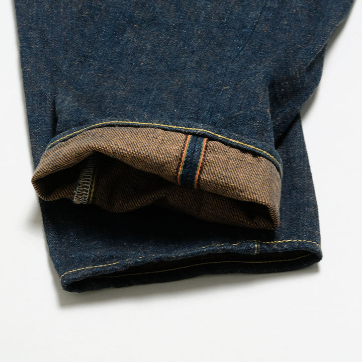 ONI DENIM - Regular Rise Neat Straight - 20oz Secret Denim - 歌舞伎耳 (緯糸柿渋色) - ONI-246ZRKA-KBR
