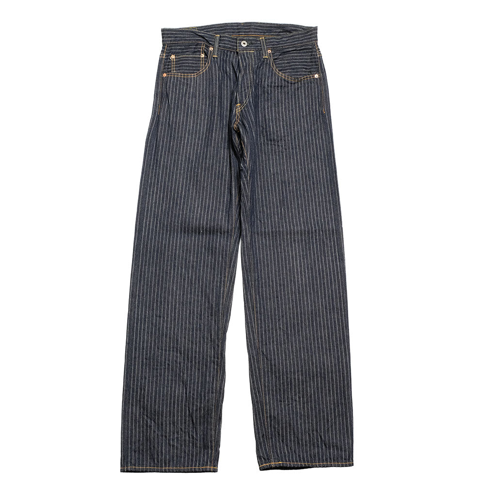 ONI DENIM - Relax Straight - Drop-Needle Stitching Jacquard Striped Denim - ONI-266HJS