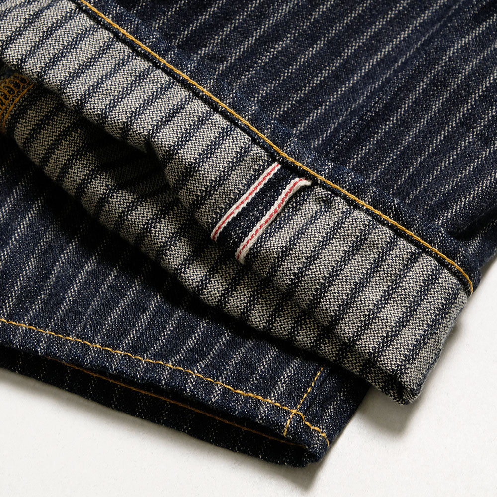 ONI DENIM - Relax Straight - Drop-Needle Stitching Jacquard Striped Denim - ONI-266HJS
