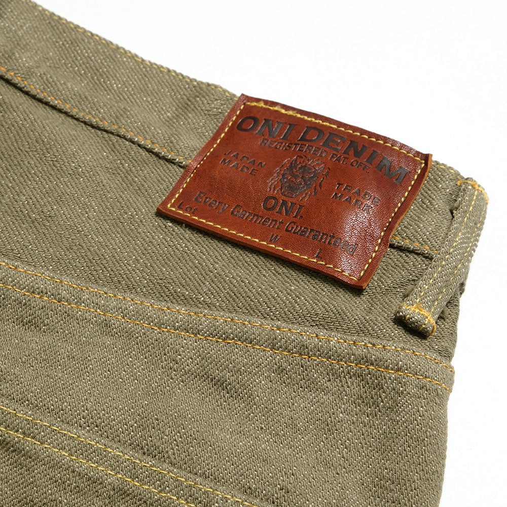 ONI DENIM - Relax Straight - 18oz Olive Denim - ONI-266OLD