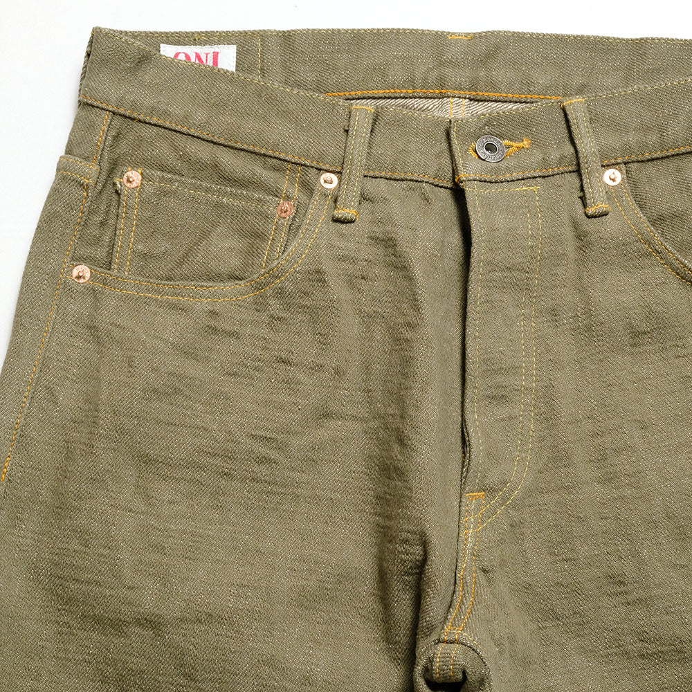 ONI DENIM - Relax Straight - 18oz Olive Denim - ONI-266OLD