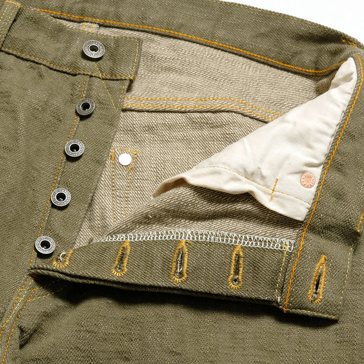 ONI DENIM - Relax Straight - 18oz Olive Denim - ONI-266OLD
