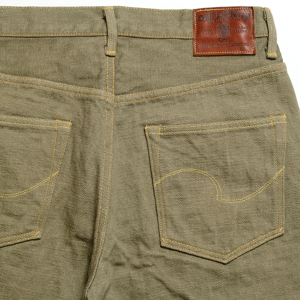 ONI DENIM - Relax Straight - 18oz Olive Denim - ONI-266OLD