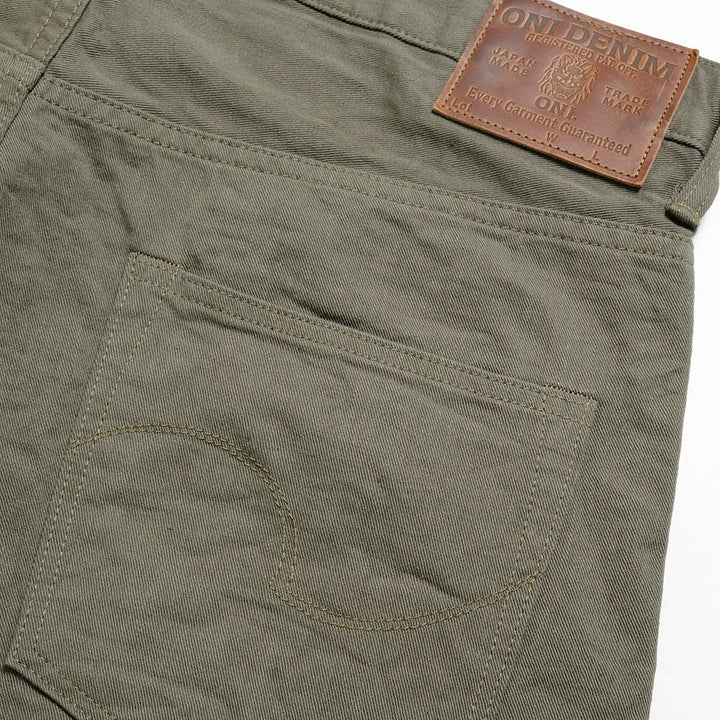 ONI DENIM - Relax Straight - Selvedge Chino Cloth - Light Olive - ONI-266SVC-GOL