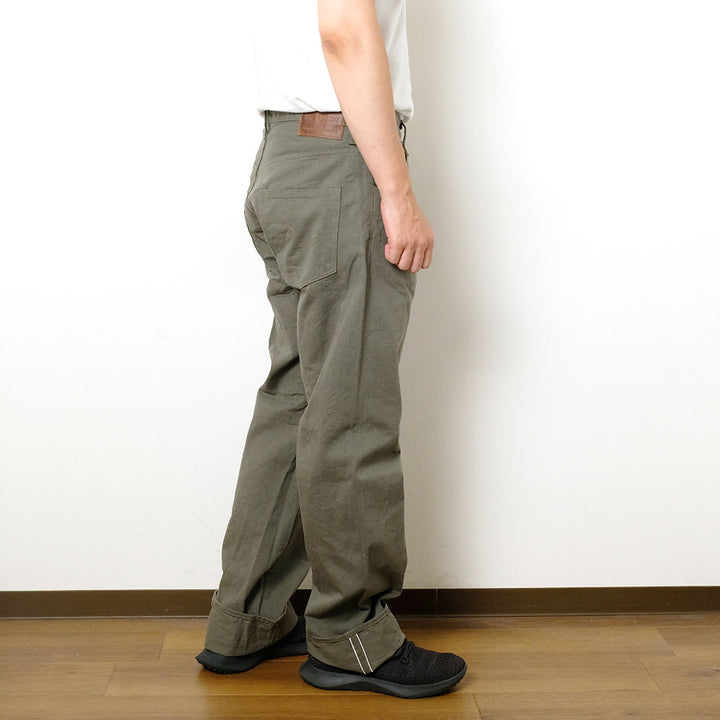 ONI DENIM - Relax Straight - Selvedge Chino Cloth - Light Olive - ONI-266SVC-GOL