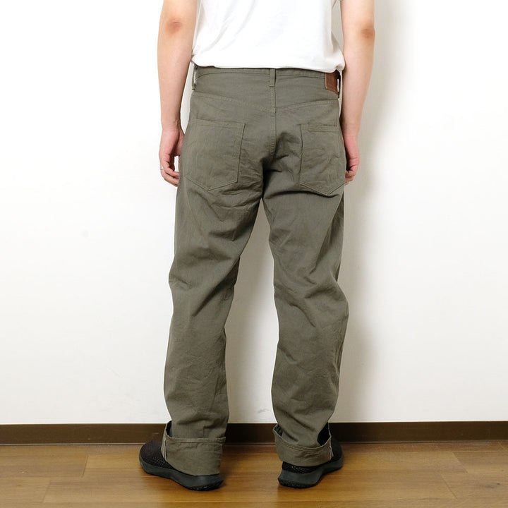 ONI DENIM - Relax Straight - Selvedge Chino Cloth - Light Olive - ONI-266SVC-GOL