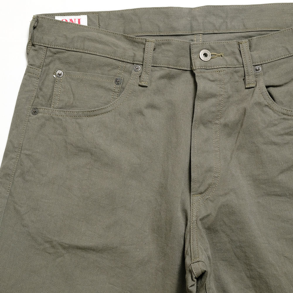 ONI DENIM - Relax Straight - Selvedge Chino Cloth - Light Olive - ONI-266SVC-GOL