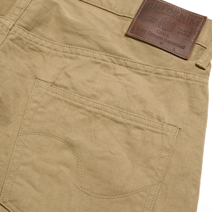 ONI DENIM - Relax Straight - Selvedge Chino Cloth - Khaki Beige -ONI-266SVC-KHB