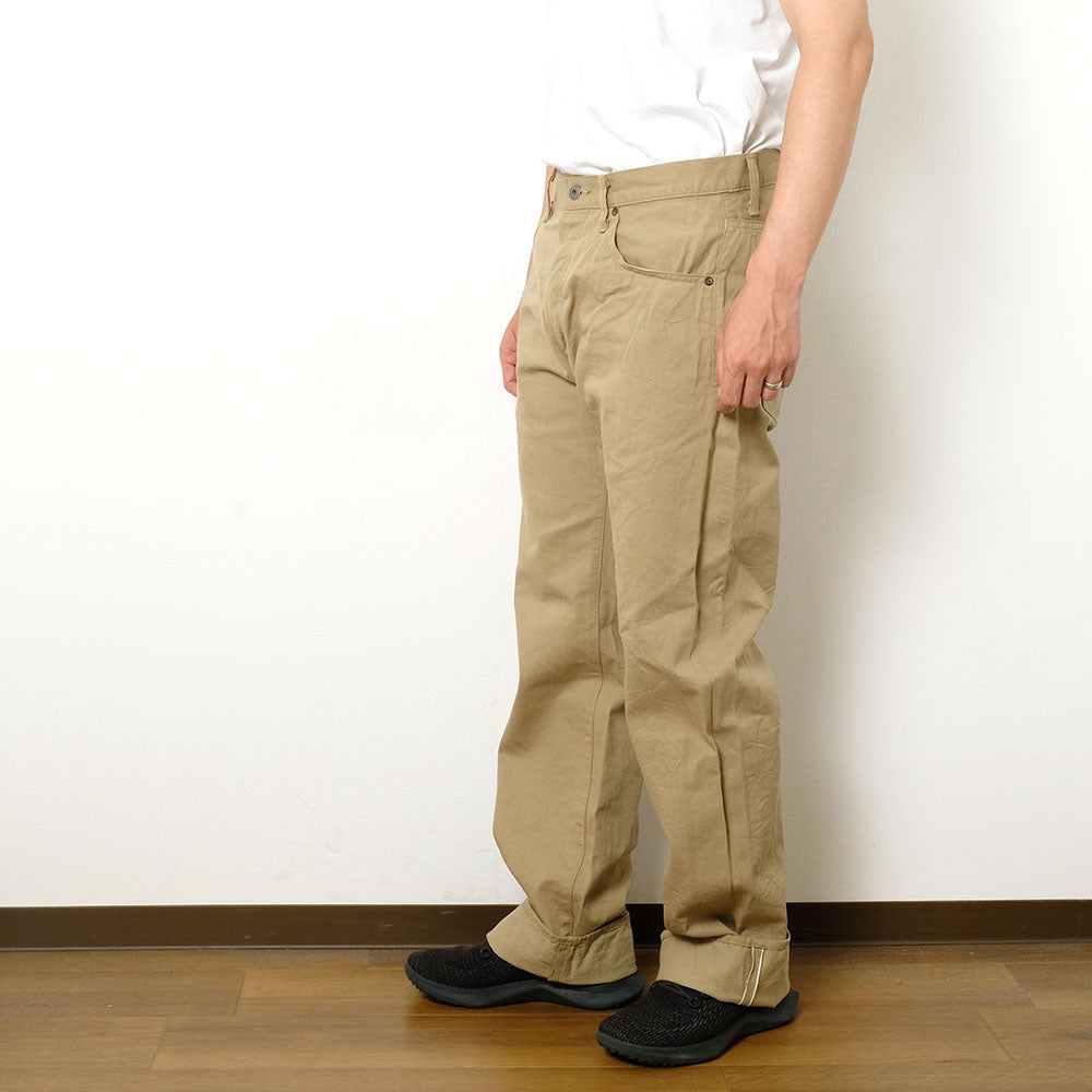 ONI DENIM - Relax Straight - Selvedge Chino - Khaki Beige -ONI-266SVC-KHB
