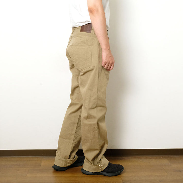 ONI DENIM - Relax Straight - Selvedge Chino Cloth - Khaki Beige -ONI-266SVC-KHB