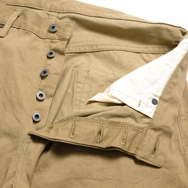 ONI DENIM - Relax Straight - Selvedge Chino - Khaki Beige -ONI-266SVC-KHB