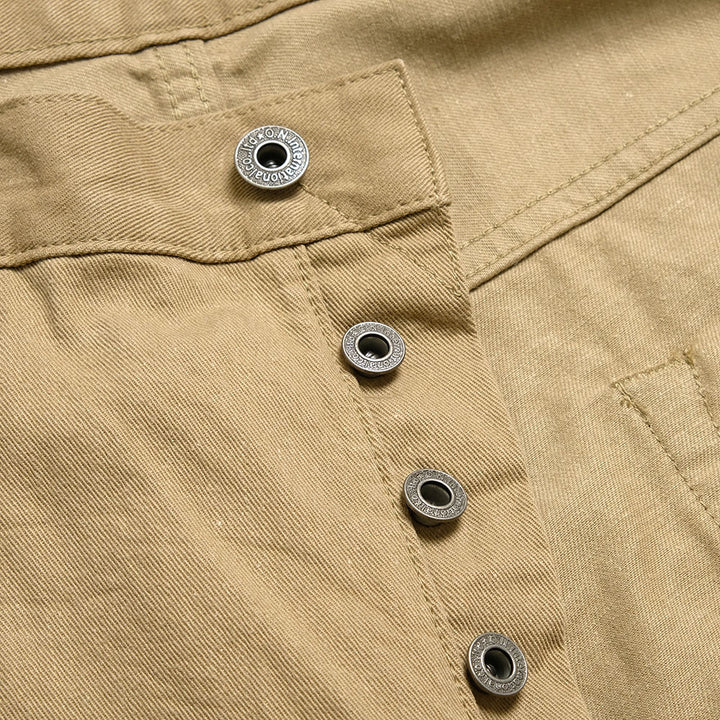 ONI DENIM - Relax Straight - Selvedge Chino Cloth - Khaki Beige -ONI-266SVC-KHB