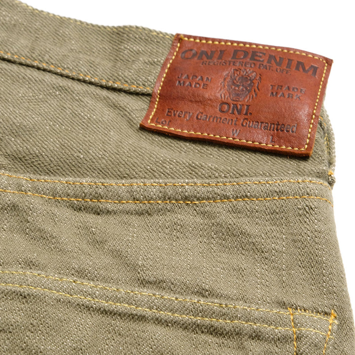 ONI DENIM - New Regular Straight - 18oz Olive Denim - ONI-270OLD