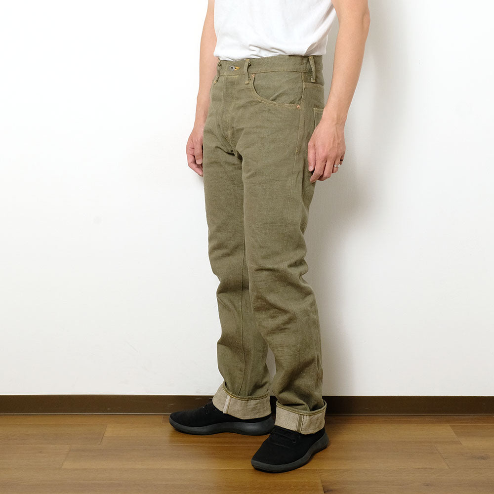 ONI DENIM - New Regular Straight - 18oz Olive Denim - ONI-270OLD