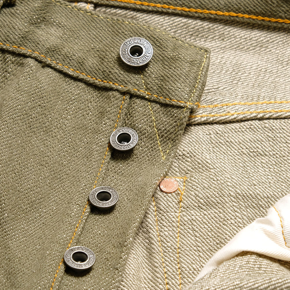 ONI DENIM - New Regular Straight - 18oz Olive Denim - ONI-270OLD