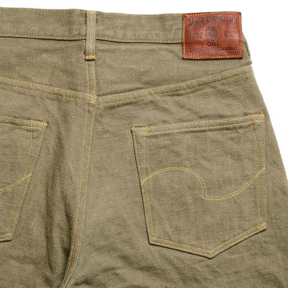 ONI DENIM - New Regular Straight - 18oz Olive Denim - ONI-270OLD