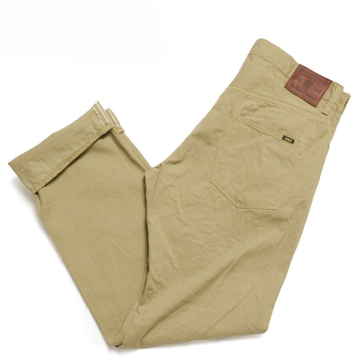 ONI DENIM - Just Right Straight - Selvedge Chino Cloth - Khaki Beige - ONI-271SVC