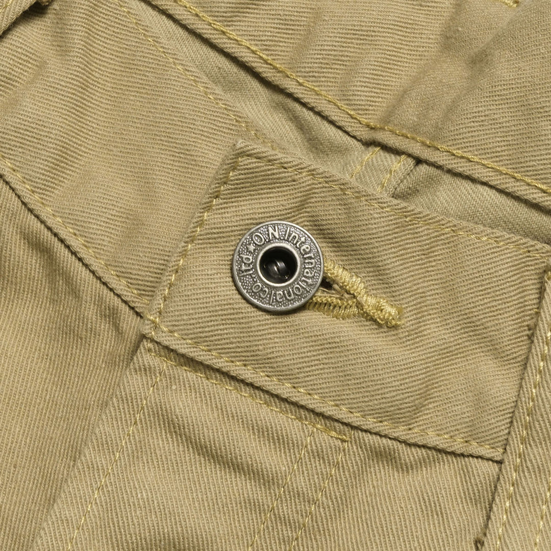 ONI DENIM - Just Right Straight - Selvedge Chino Cloth - Khaki Beige - ONI-271SVC