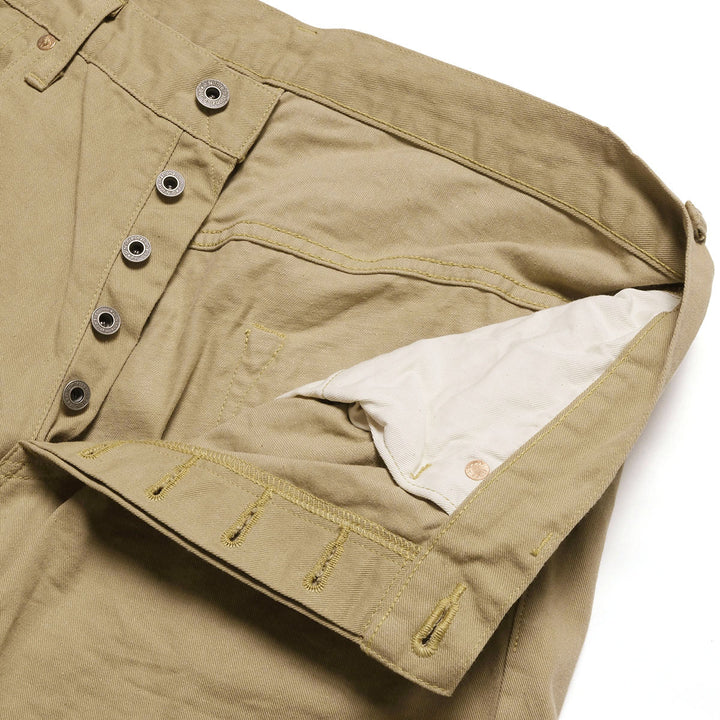 ONI DENIM - Just Right Straight - Selvedge Chino Cloth - Khaki Beige - ONI-271SVC