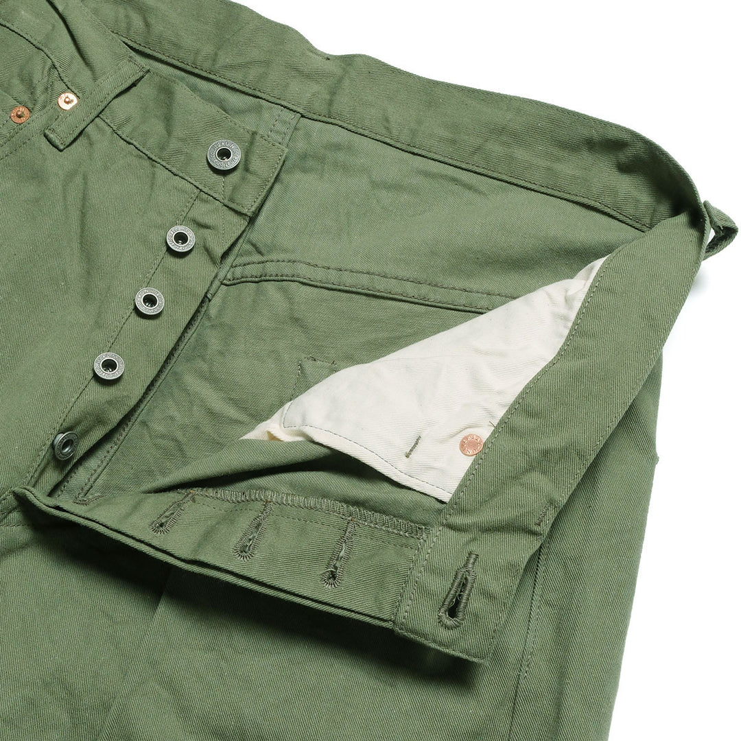 ONI DENIM - Just Right Straight - Selvedge Chino Cloth - Dark Green - ONI-271SVC