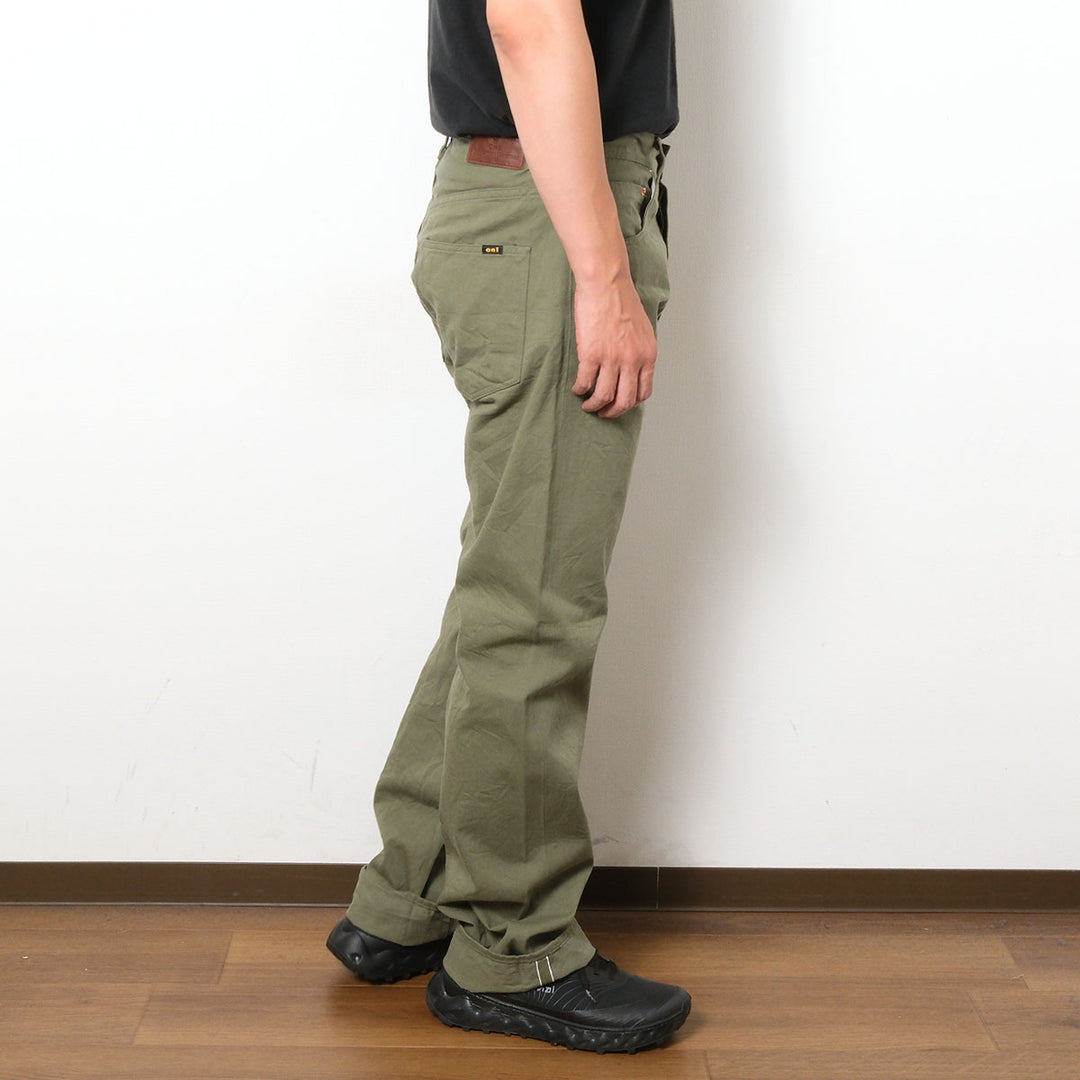 ONI DENIM - Just Right Straight - Selvedge Chino Cloth - Dark Green - ONI-271SVC