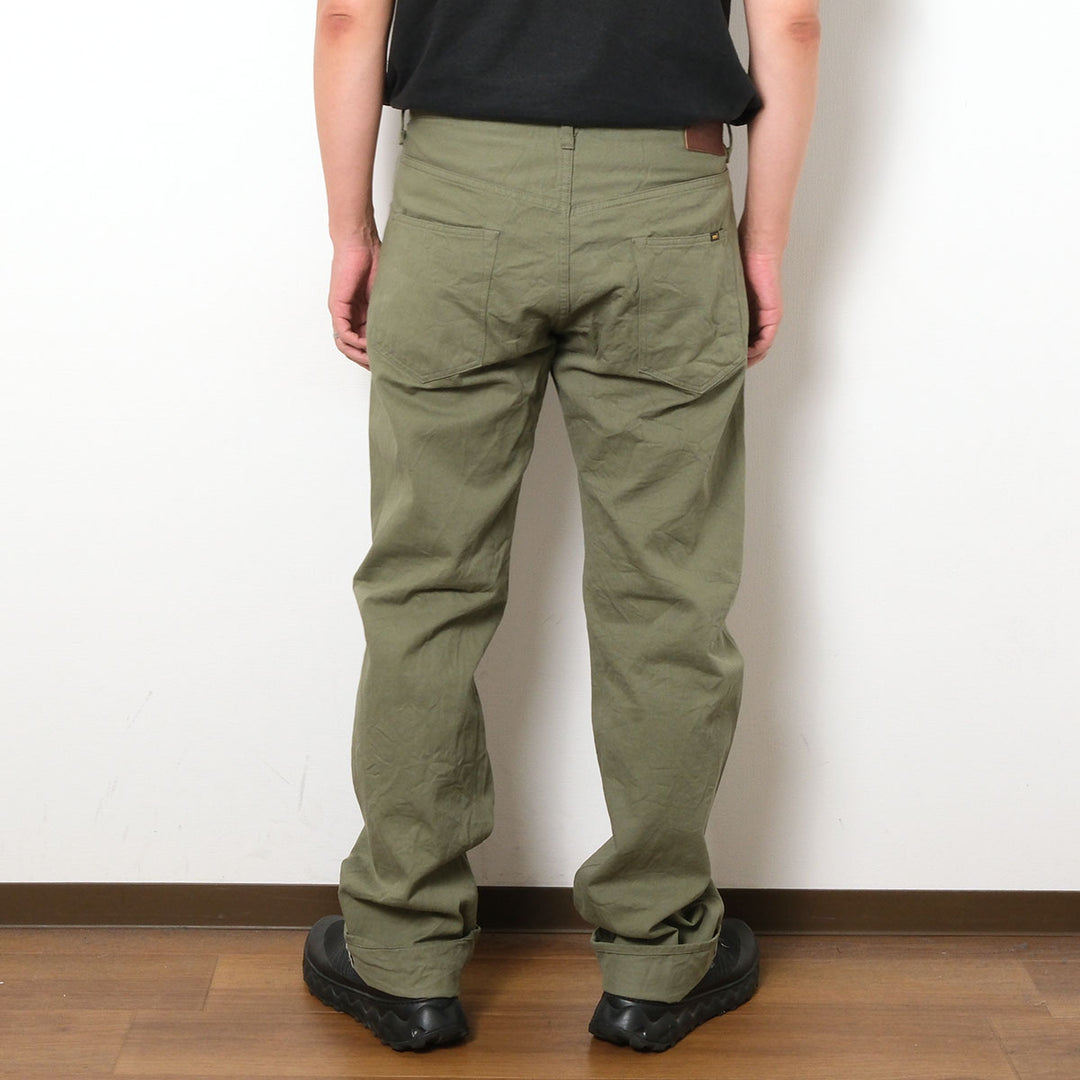 ONI DENIM - Just Right Straight - Selvedge Chino Cloth - Dark Green - ONI-271SVC