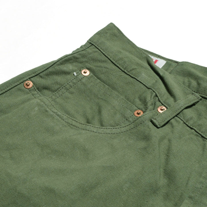 ONI DENIM - Just Right Straight - Selvedge Chino Cloth - Dark Green - ONI-271SVC