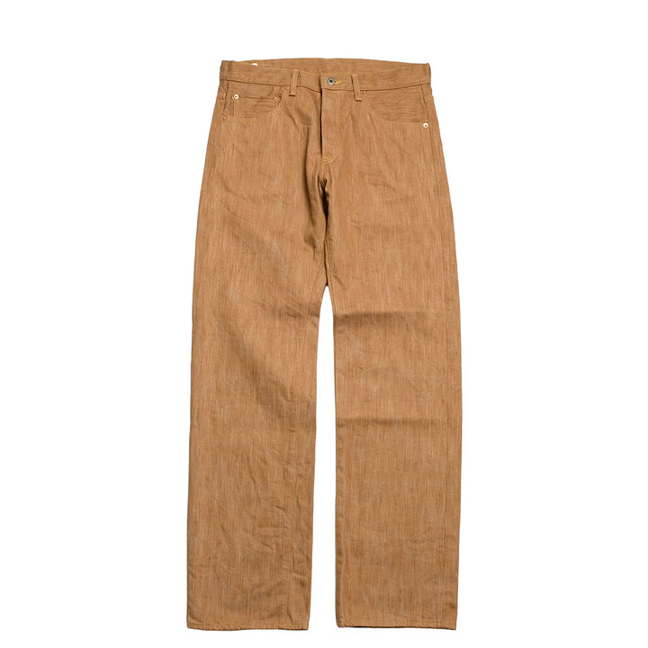 ONI DENIM - Regular Straight - 20oz Awa Kakishibu x Kinari Denim - ONI-275KAKI